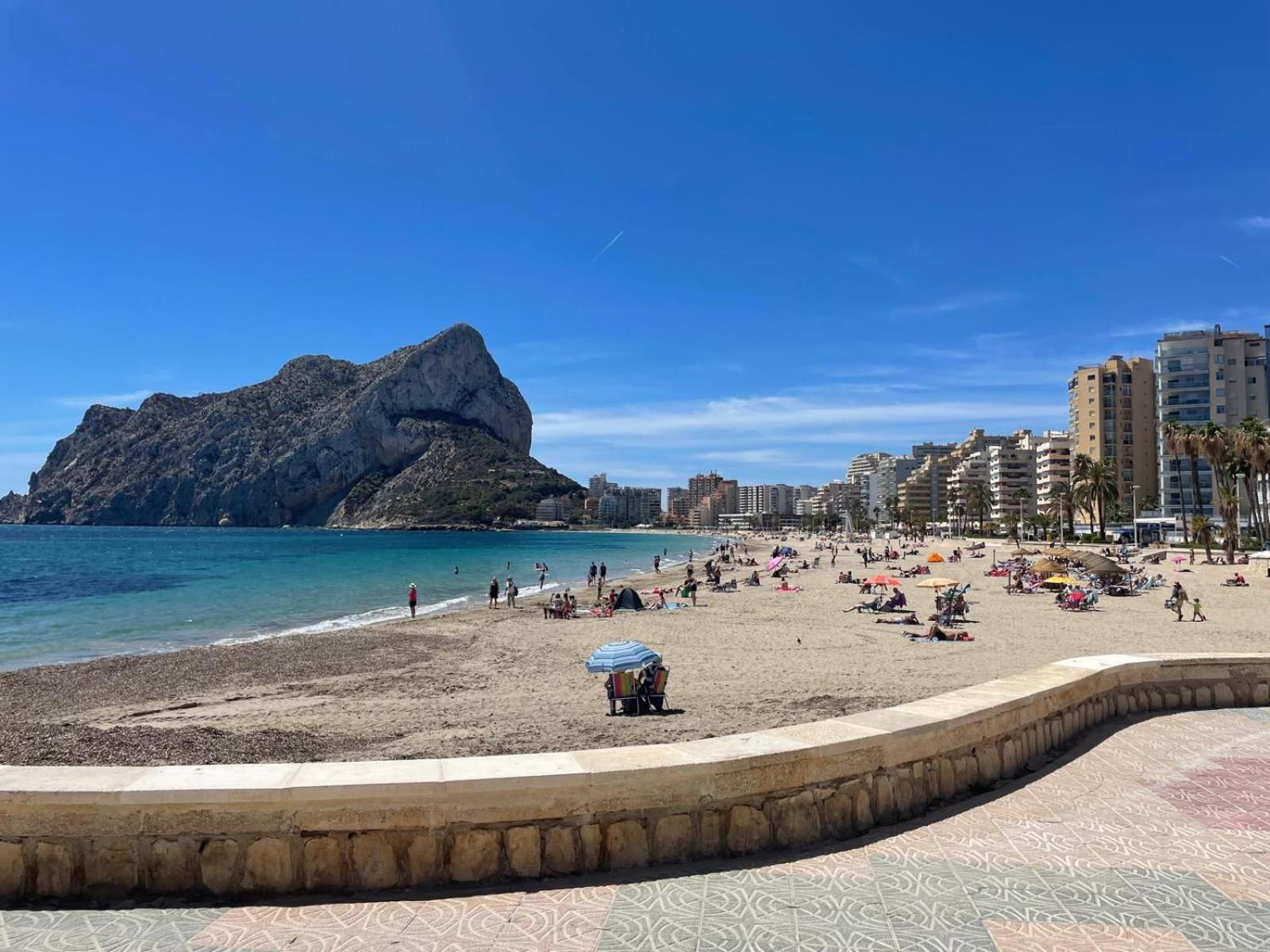 Eerstelijns Appartement Vive Cada Momento Zeezicht En Pal Aan De Boulevard En Strand Calpe, Toplocatie Exterior foto